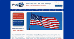 Desktop Screenshot of phoenixrvboatstorage.com